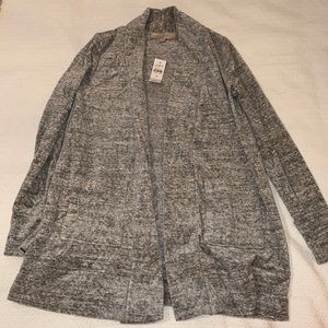 Loft cardigan gray marled